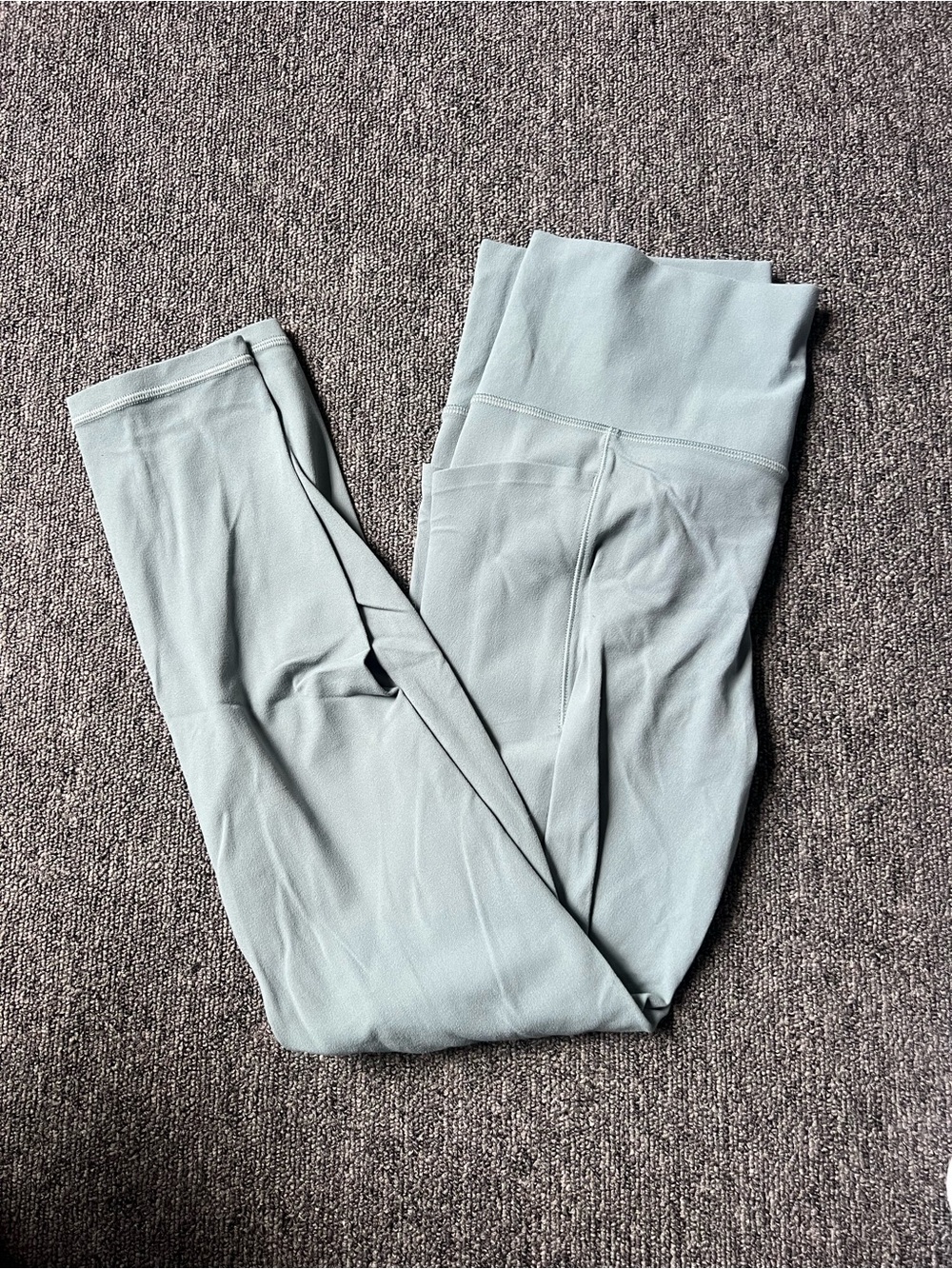 Athleta High-Waist Leggings in Sage Green